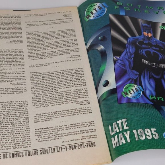 Impulse 4 DC Comics 1995 VG Mark Waid Humberto Ramos - Picture 14 of 14